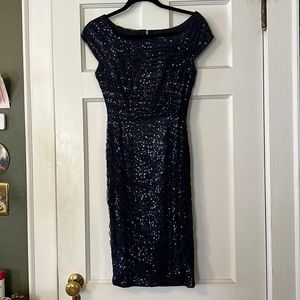 Ralph Lauren sequined cocktail dress size 4